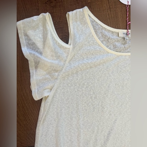 NWT umgee cold shoulder blouse top Sz large - Picture 2 of 5